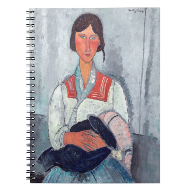 Caderno Espiral Amedeo Modigliani - Mulher cigana com bebê (Frente)