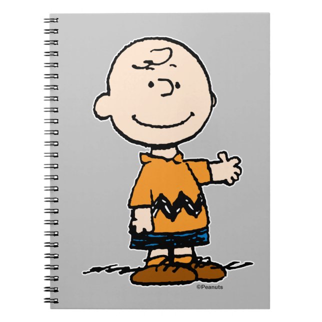 Caderno Espiral Amendoins | Charlie Brown (Frente)