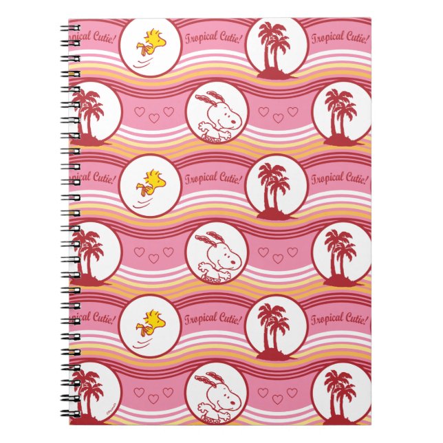 Caderno Espiral Amendoins | Circuito Tropical de Snoopy & Woodstoc (Frente)