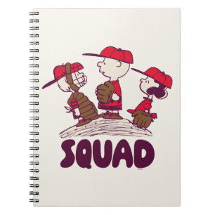 Caderno Espiral Amendoins Esquadrão de Baseball