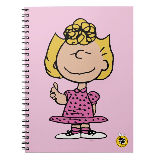 Caderno Espiral Amendoins | Sally Super Smile (Frente)