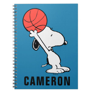 Caderno Espiral Amendoins Snoopy Basball Hoop Shot