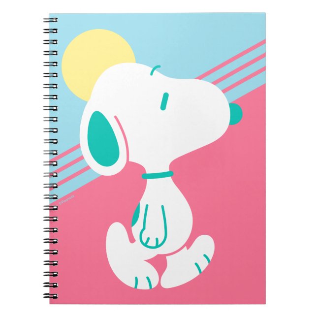 Caderno Espiral Amendoins | Snoopy Deco Dreams Sun (Frente)