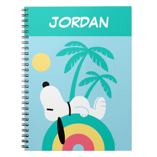 Caderno Espiral Amendoins | Sonhos De Deco De Snoopy | Adicione se (Frente)
