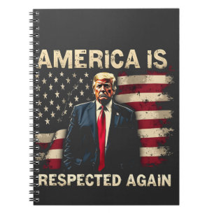 Caderno Espiral América é respeitada novamente Trump USA 4 de julh
