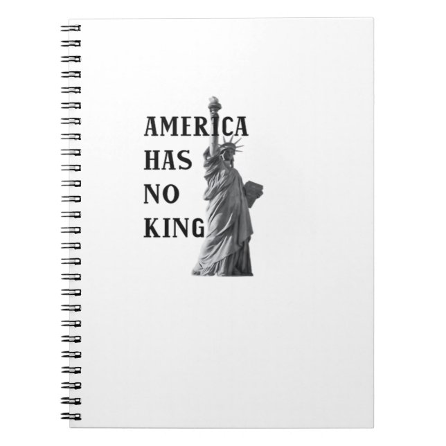 Caderno Espiral América Não Tem Rei Clássico (Frente)