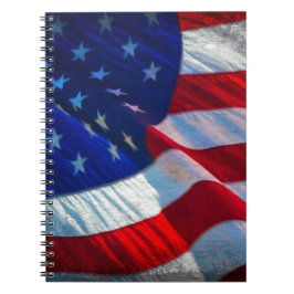 Caderno Espiral American Flag Notebook