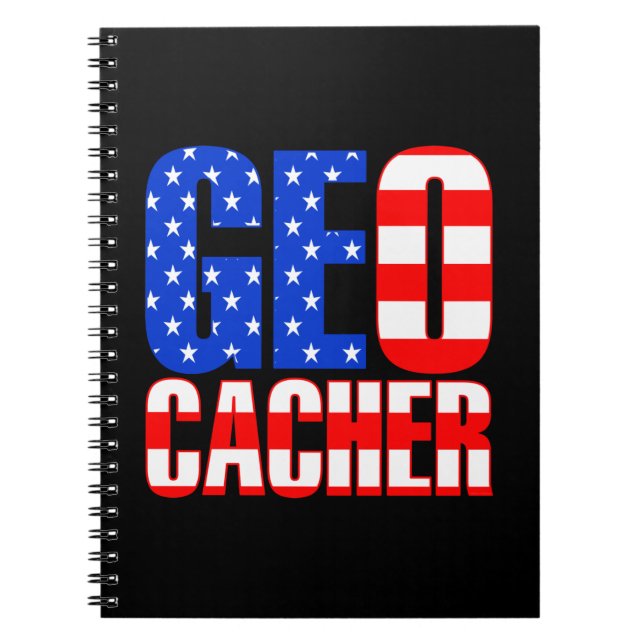 Caderno Espiral American Geocacher (Frente)