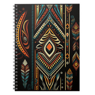 Caderno Espiral American Indian Tribal Batik