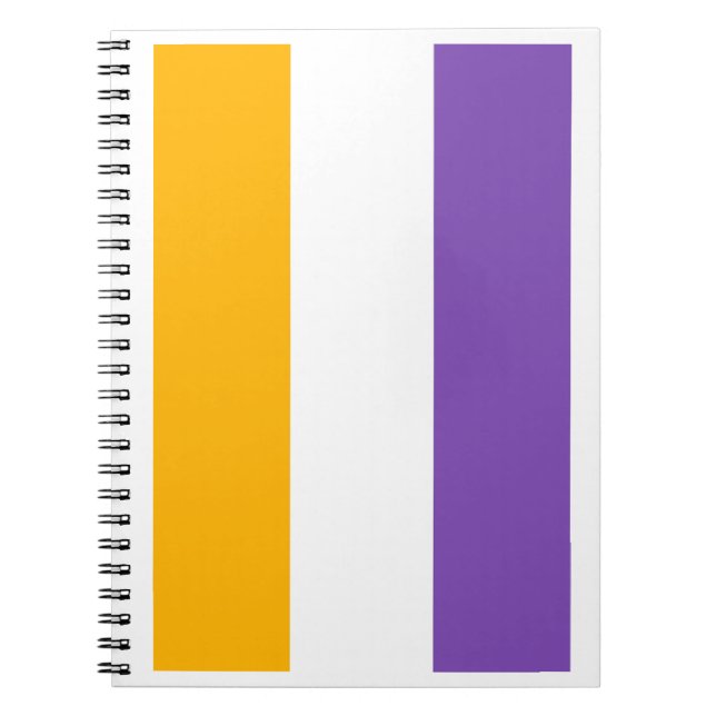 Caderno Espiral American Suffrage Flag Alice Paul (Frente)
