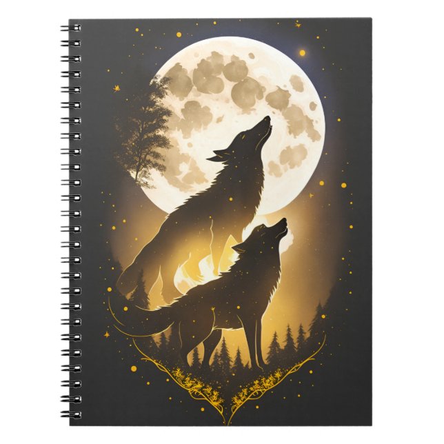 Caderno Espiral American wolf 13 (Frente)