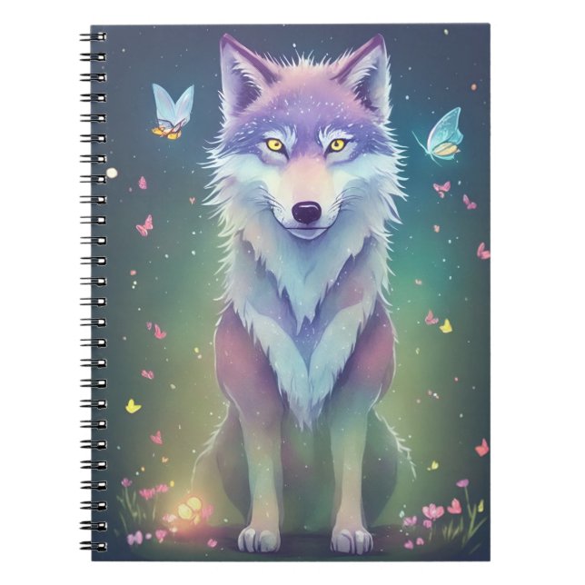 Caderno Espiral American wolf 2 (Frente)