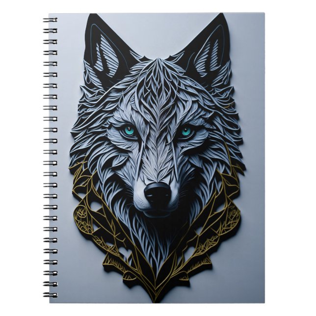 Caderno Espiral American wolf 4 (Frente)