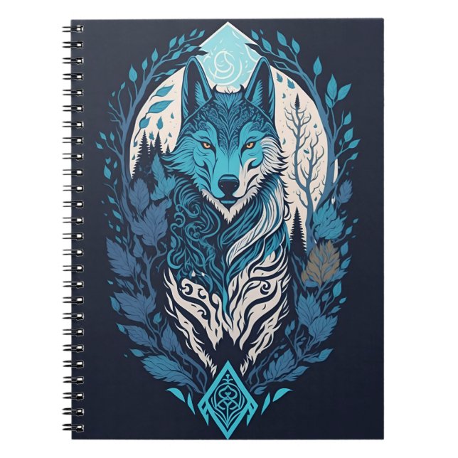 Caderno Espiral American wolf 9 (Frente)