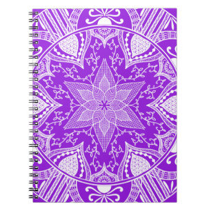 Caderno Espiral Ametista Mandala