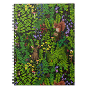 Caderno Espiral Amídalas e plantas florestais