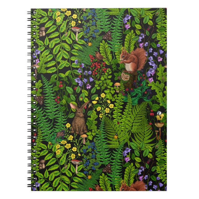 Caderno Espiral Amídalas e plantas florestais (Frente)