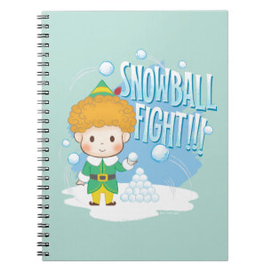 Caderno Espiral Amigo, a Luta do Elf Snowball!