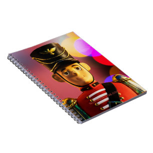Caderno Espiral Amigo soldadinho de brinquedo clássico de Natal do
