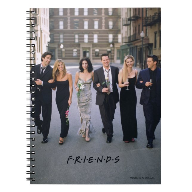 Caderno Espiral AMIGOS™| Casais Em Visto Formal (Frente)