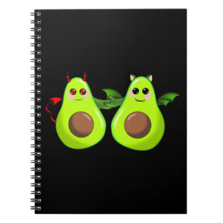 Caderno Espiral Amigos do Halloween Avocado