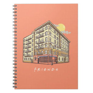 Caderno Espiral AMIGOS™ Edifício Apartamento de Monica