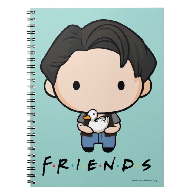Caderno Espiral AMIGOS™ | Joey Chibi (Frente)