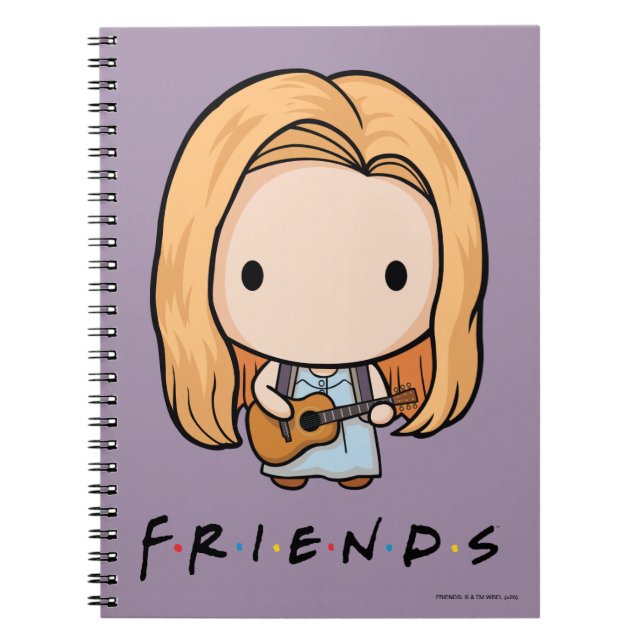 Caderno Espiral AMIGOS™ | Phoebe Chibi (Frente)