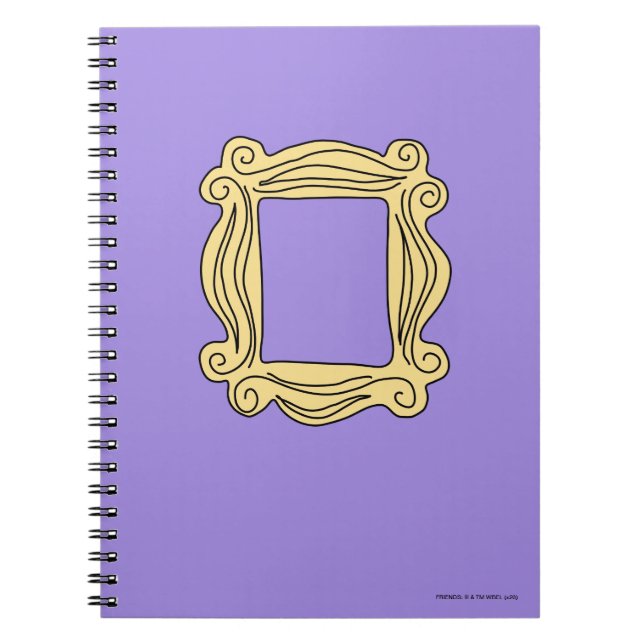 Caderno Espiral AMIGOS™ | Quadro "Peephole" (Frente)