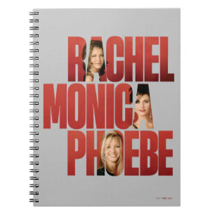 Caderno Espiral AMIGOS™ Rachel, Monica e Phoebe