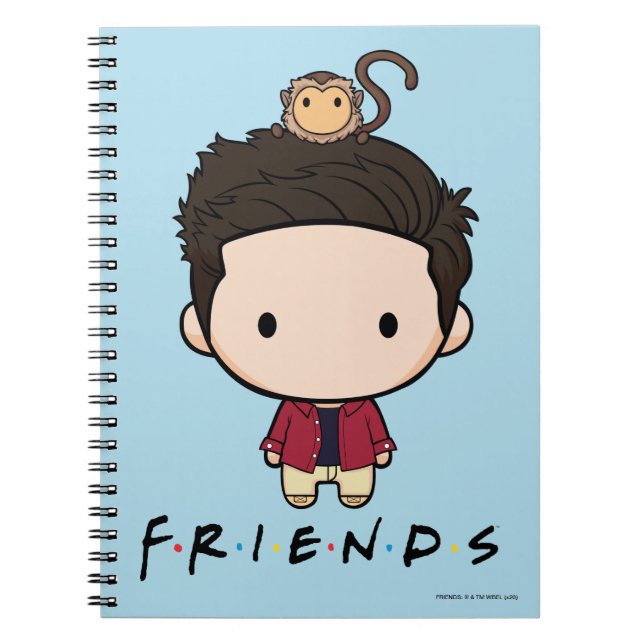 Caderno Espiral AMIGOS™ | Ross Chibi (Frente)