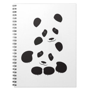 Caderno Espiral Amizade de Panda