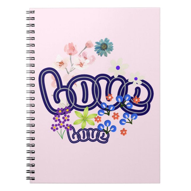Caderno Espiral amor (Frente)