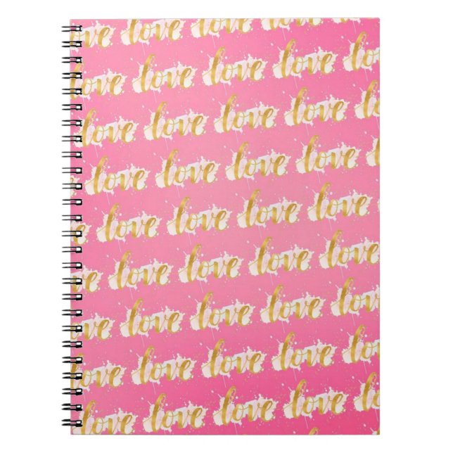 Caderno Espiral Amor (Frente)