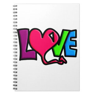 Caderno Espiral Amor