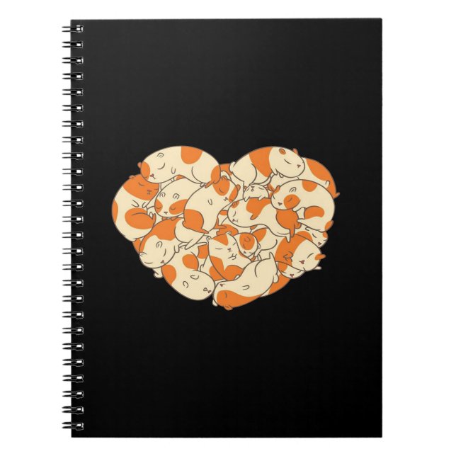 Caderno Espiral Amor Cardíaco de Suíno | Suíno-bê-coxa (Frente)