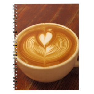 Caderno Espiral Amor Com Café De Arte Latina