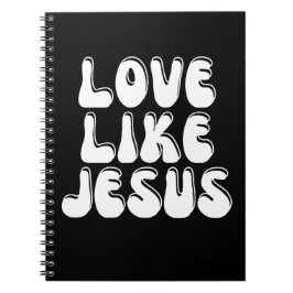 Caderno Espiral Amor Como Jesus