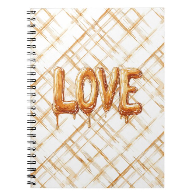 Caderno Espiral Amor de Doce de Caramelo (Frente)