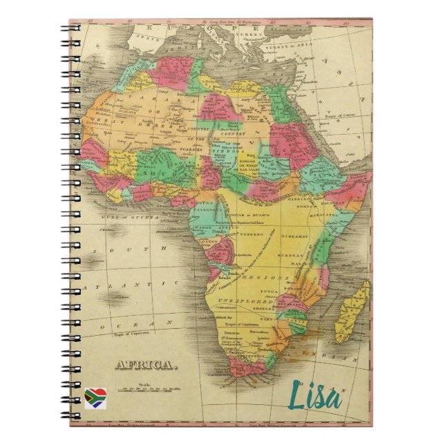 Caderno Espiral Amor do Diário/caderno de África (Frente)