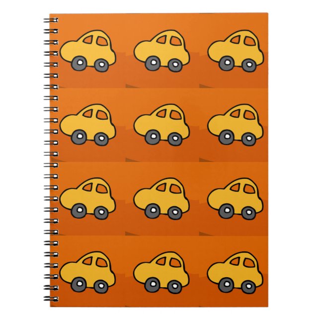 Caderno Espiral AMOR dos miúdos: Mini mini carros do brinquedo (Frente)
