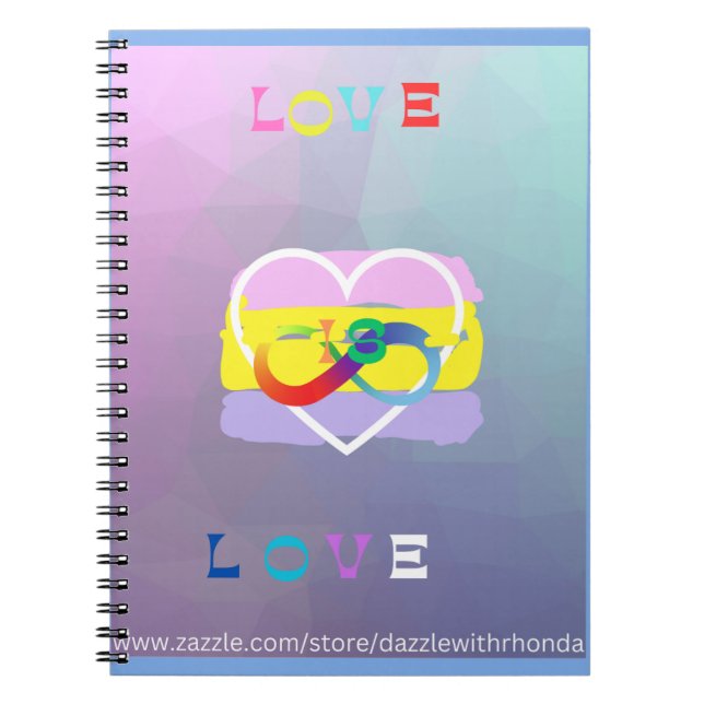 Caderno Espiral Amor é Amor (Frente)