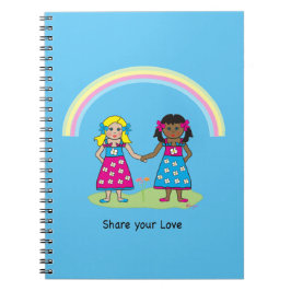 Caderno Espiral AMOR é AMOR - Igualdade para Todos