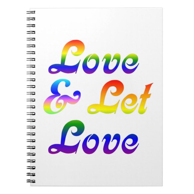 CADERNO ESPIRAL AMOR E DEIXE AMOR (Frente)