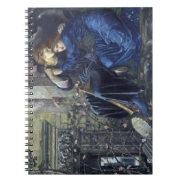 Caderno Espiral Amor entre as ruínas (por Edward Burne-Jones)