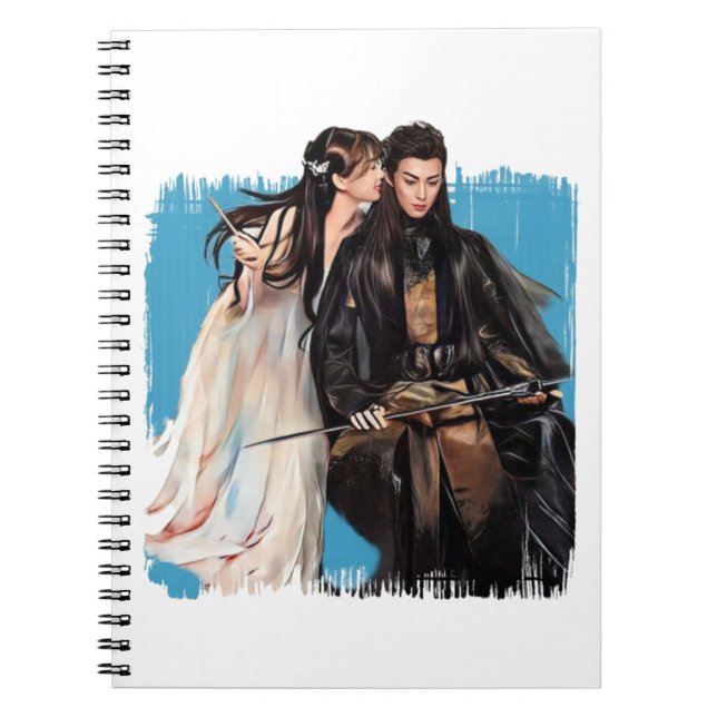 Caderno Espiral Amor entre Fada e Diabo (Frente)