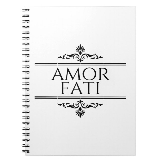 Caderno Espiral Amor Fati (Frente)