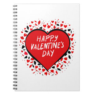 Caderno Espiral Amor Infinito no Dia dos Namorados