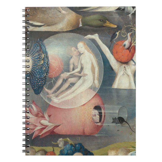 Caderno Espiral Amor No Inferno Por Hieronymus Bosch (Frente)