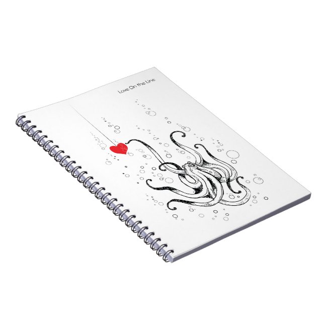Caderno Espiral Amor no notebook (Lado Direito)